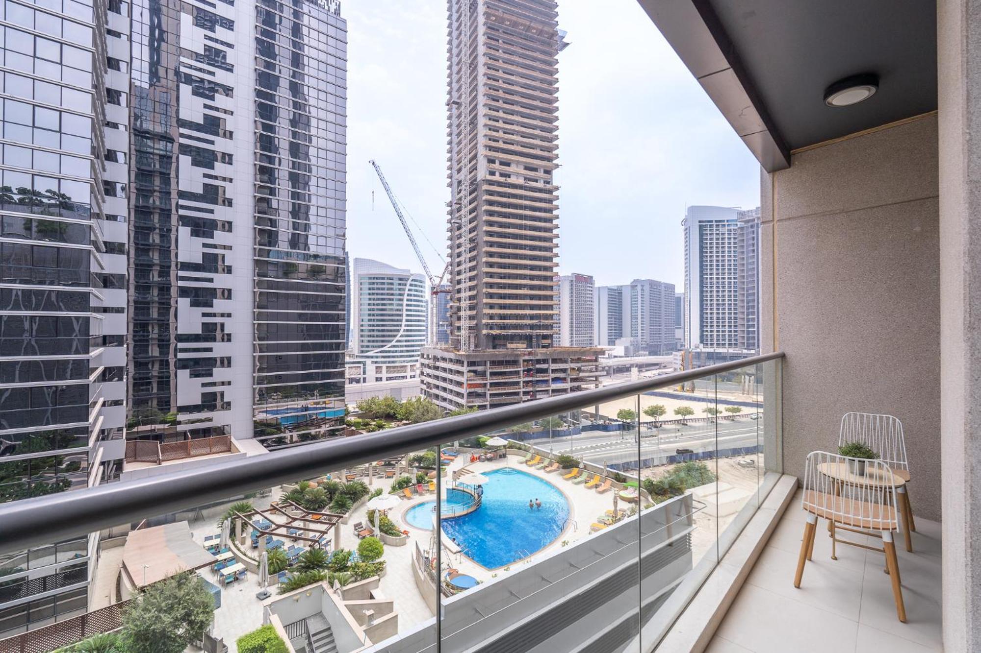 Heaven Crest Vacation Homes Downtown - Studio And 1 Bedroom Suites 2 Minute Walk To Dubai Mall And Burj Khalifa Luaran gambar