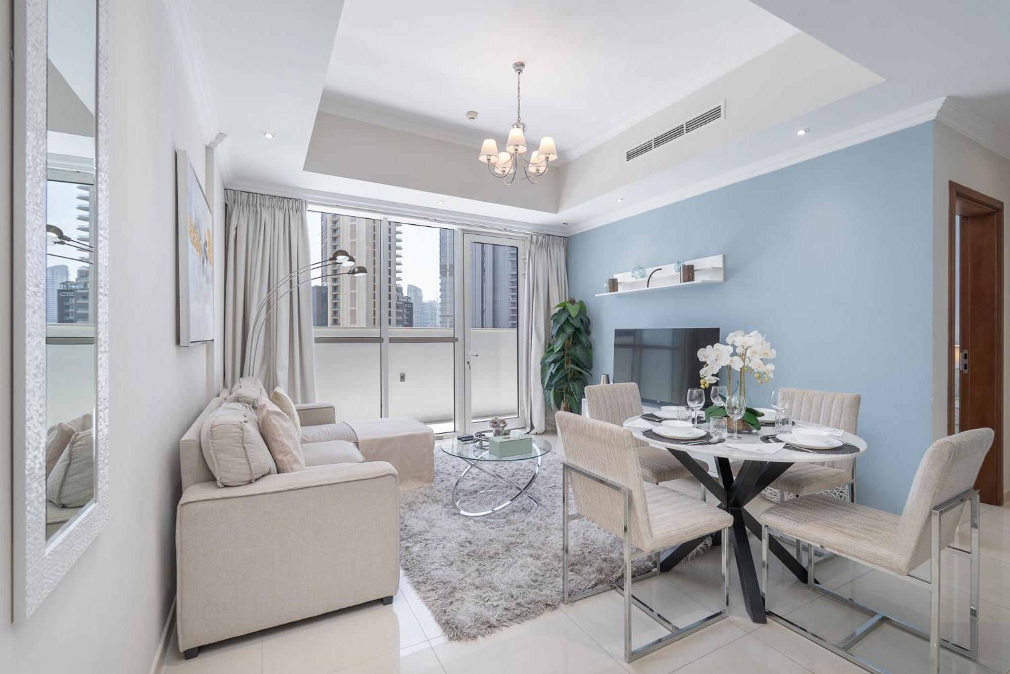 Heaven Crest Vacation Homes Downtown - Studio And 1 Bedroom Suites 2 Minute Walk To Dubai Mall And Burj Khalifa Luaran gambar